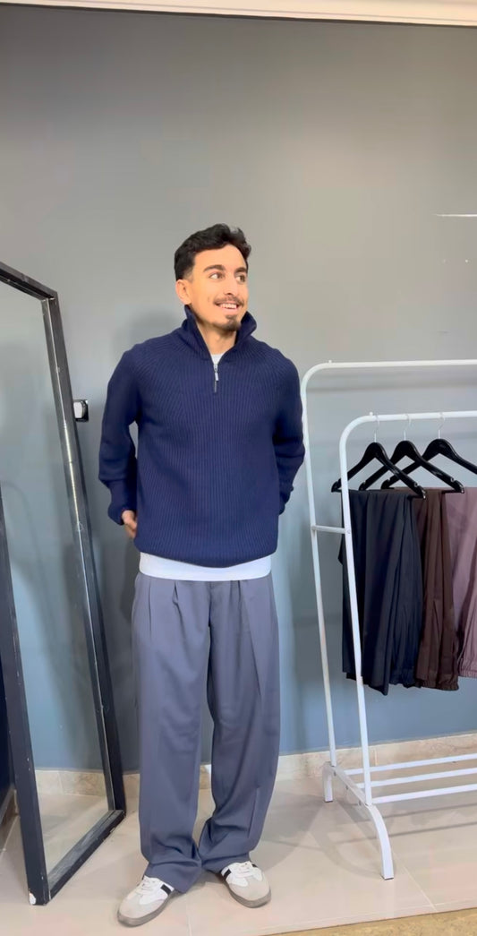Basic Tailored Pants Grey