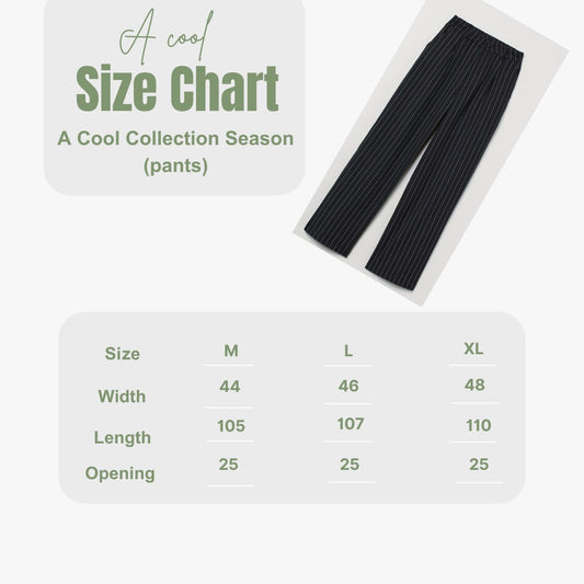 Gray Pinsrtiped pants