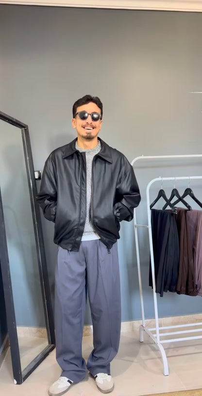 Basic Tailored Pants Grey