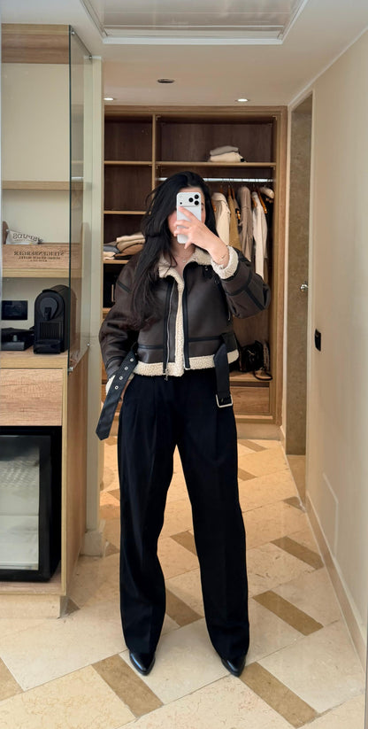 Basic Tailored Pants Black