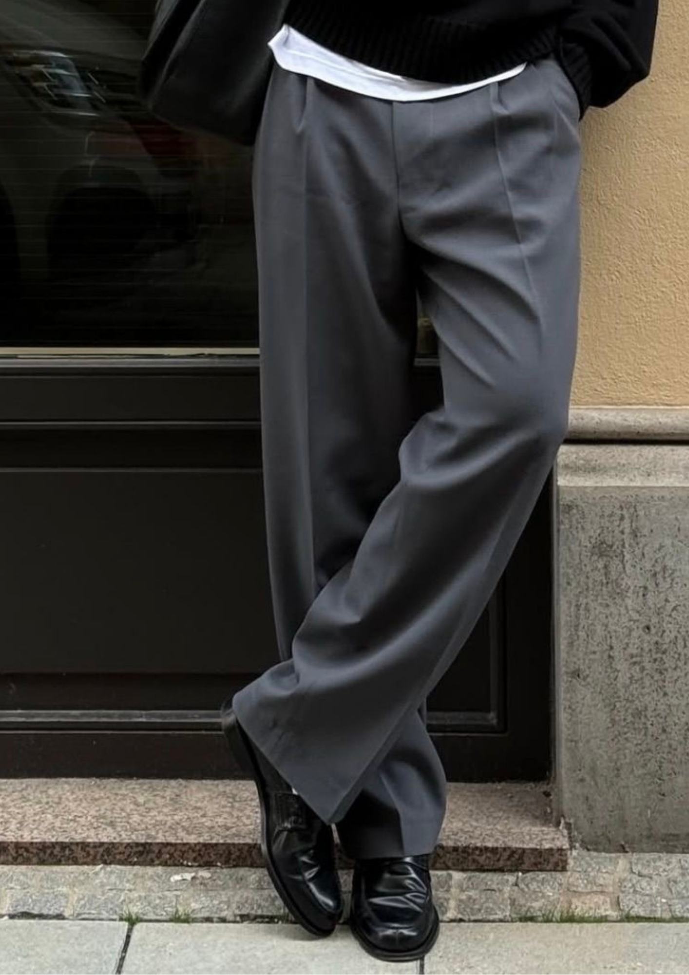 Basic Tailored Pants Grey