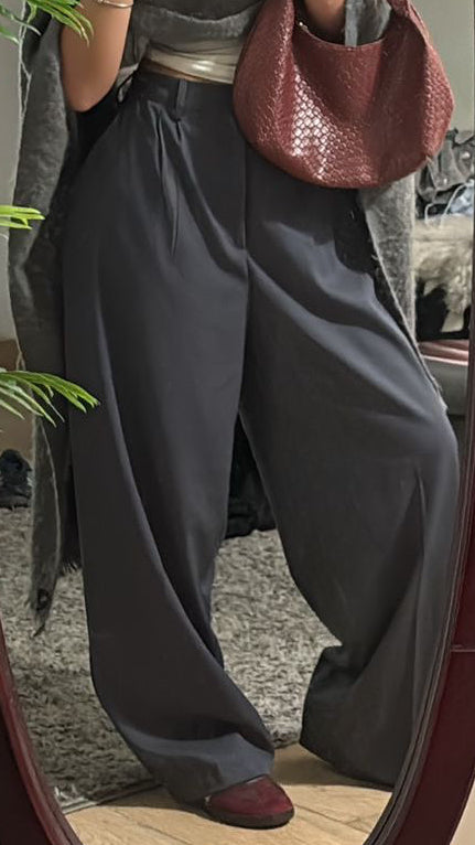Basic Tailored Pants Grey
